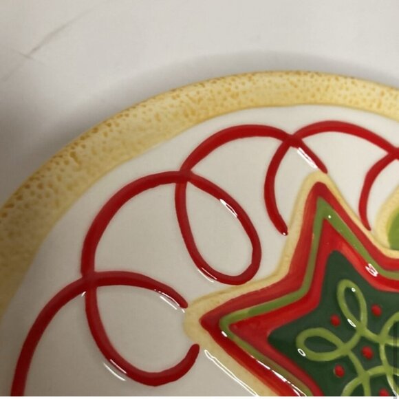 Fitz and Floyd Sugar coated Christmas Cookies for Santa Plate Decor - Picture 7 of 10